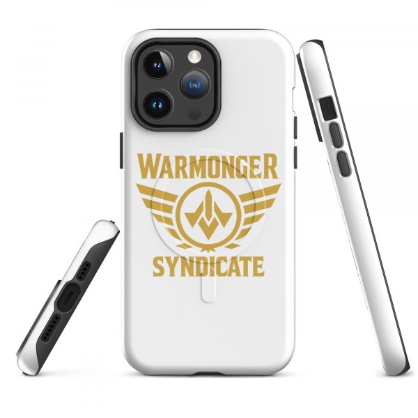 WMS Rugged MagSafe® Case | iPhone® | Brand | White/ Gold