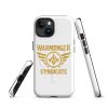 WMS Rugged MagSafe® Case | iPhone® | Brand | White/ Gold