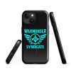 WMS Rugged MagSafe® Case | iPhone® | Brand | Black/ Aqua