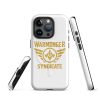 WMS Rugged MagSafe® Case | iPhone® | Brand | White/ Gold