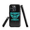 WMS Rugged MagSafe® Case | iPhone® | Brand | Black/ Aqua