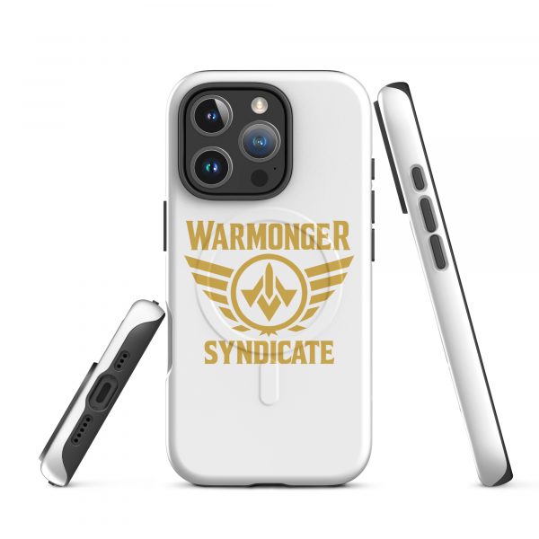 WMS Rugged MagSafe® Case | iPhone® | Brand | White/ Gold