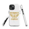 WMS Rugged MagSafe® Case | iPhone® | Brand | White/ Gold