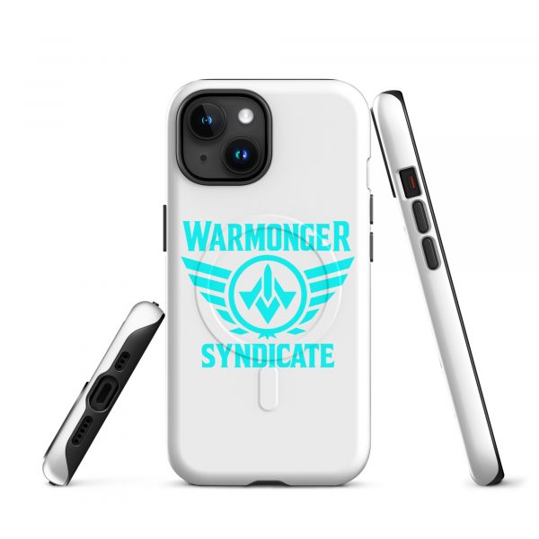 WMS Rugged MagSafe® Case | iPhone® | Brand | White/ Aqua