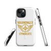 WMS Rugged MagSafe® Case | iPhone® | Brand | White/ Gold