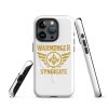 WMS Rugged MagSafe® Case | iPhone® | Brand | White/ Gold