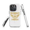 WMS Rugged MagSafe® Case | iPhone® | Brand | White/ Gold