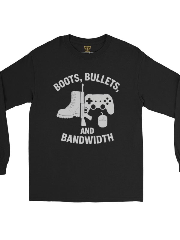 Boots, Bullets, and Bandwidth Long Sleeve | Classic | 2-5X