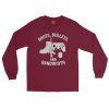 mens-long-sleeve-shirt-maroon-front-68b6648ad65aa.jpg Boots, Bullets, and Bandwidth Long Sleeve | Classic | S-XL