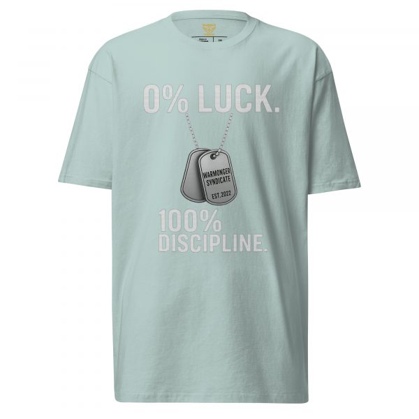 0% Luck 100% Discipline Tee | Premium Heavyweight | 2-4X