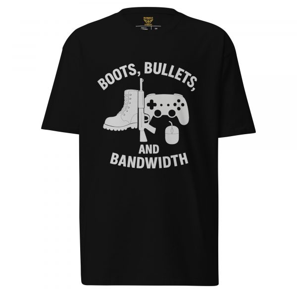 Boots, Bullets, and Bandwidth Tee | Premium Heavyweight | 2-4X
