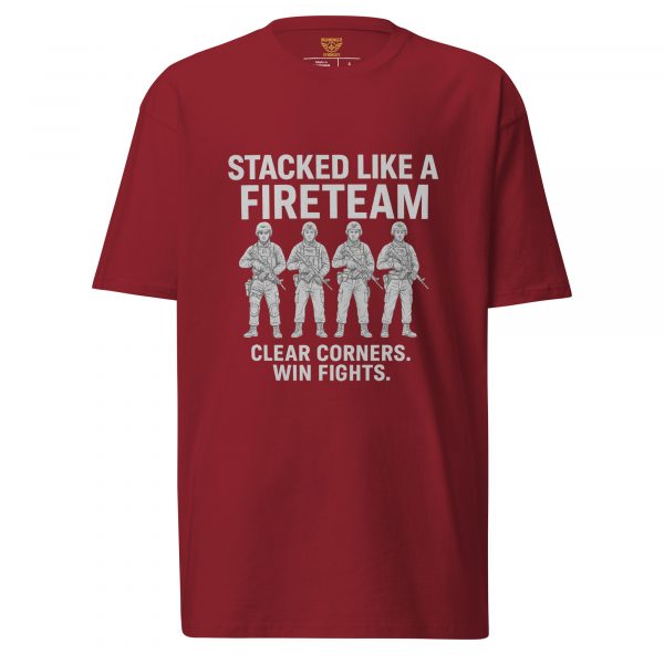 Stacked Like A Fireteam Tee | Premium Heavyweight | S-XL