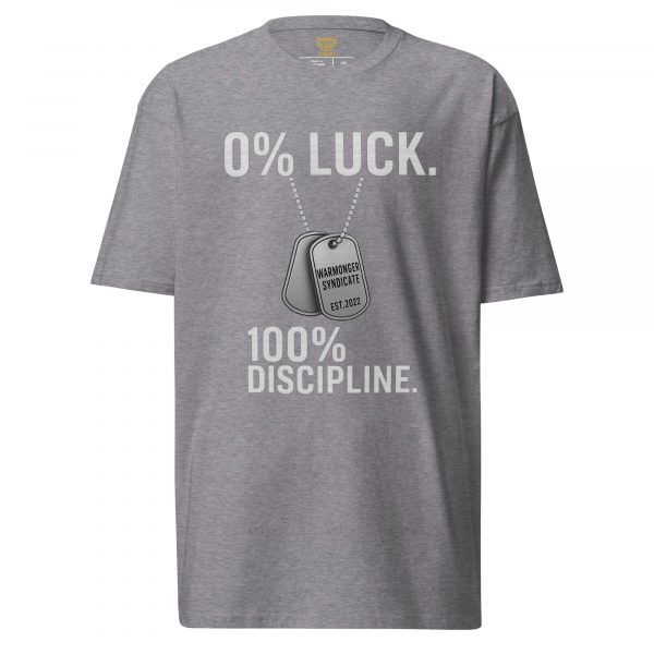 0% Luck 100% Discipline Tee | Premium Heavyweight | 2-4X