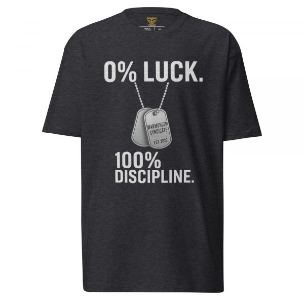 0% Luck 100% Discipline Tee | Premium Heavyweight | 2-4X