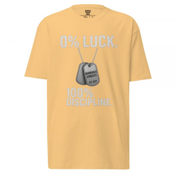 0% Luck 100% Discipline Tee | Premium Heavyweight | 2-4X