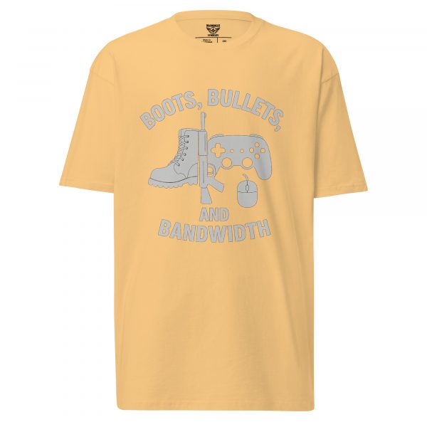 Boots, Bullets, and Bandwidth Tee | Premium Heavyweight | 2-4X