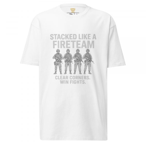 Stacked Like A Fireteam Tee | Premium Heavyweight | S-XL