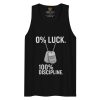 mens-premium-tank-top-black-front-68c16e6b81117.jpg 0% Luck 100% Discipline Tank Top | Premium | 2-3X