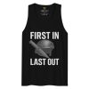 mens-premium-tank-top-black-front-68c16fd335b3c.jpg First In Last Out Tank Top | Premium | 2-3X
