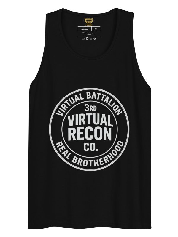 mens-premium-tank-top-black-front-68c17041aa65e.jpg Virtual Battalion Real Brotherhood Tank Top | Premium | 2-3X
