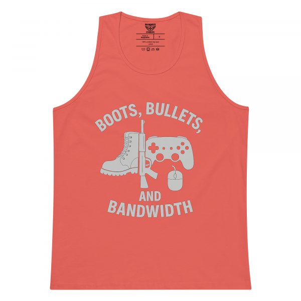 Boots, Bullets, and Bandwidth Tank Top | Premium | S-XL