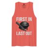 mens-premium-tank-top-coral-front-68c16fd339a46.jpg First In Last Out Tank Top | Premium | 2-3X