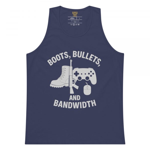 Boots, Bullets, and Bandwidth Tank Top | Premium | S-XL