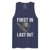 mens-premium-tank-top-harbor-blue-front-68c16fd3389b7.jpg First In Last Out Tank Top | Premium | 2-3X