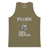 0% Luck 100% Discipline Tank Top | Premium | S-XL