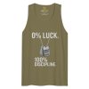 mens-premium-tank-top-military-green-front-68c16e6b85bba.jpg 0% Luck 100% Discipline Tank Top | Premium | 2-3X