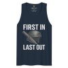 mens-premium-tank-top-navy-front-68c16fd337b9e.jpg First In Last Out Tank Top | Premium | 2-3X