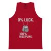 0% Luck 100% Discipline Tank Top | Premium | S-XL