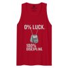 mens-premium-tank-top-red-front-68c16e6b82cf8.jpg 0% Luck 100% Discipline Tank Top | Premium | 2-3X