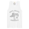 mens-premium-tank-top-white-front-68c16ea92c8dd.jpg Boots, Bullets, and Bandwidth Tank Top | Premium | 2-3X