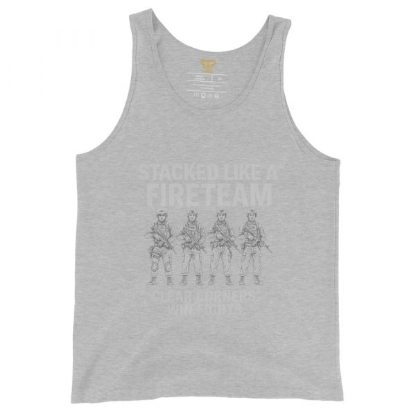 mens-staple-tank-top-athletic-heather-front-68b6217773ec5.jpg Stacked Like A Fireteam Tank Top | Select | S-XL
