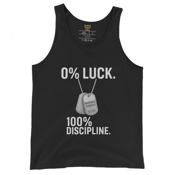 0% Luck 100% Discipline Tank Top | Select | XS-XL