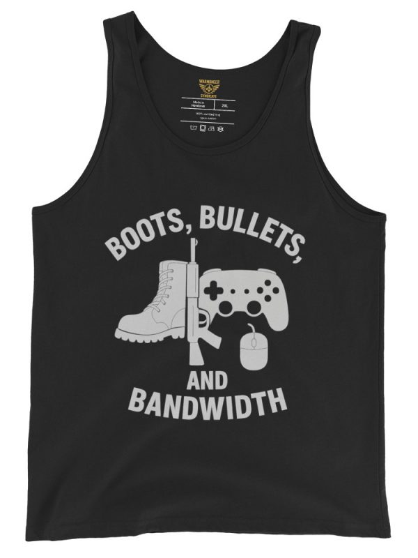 Boots, Bullets, and Bandwidth Tank Top | Select | 2X