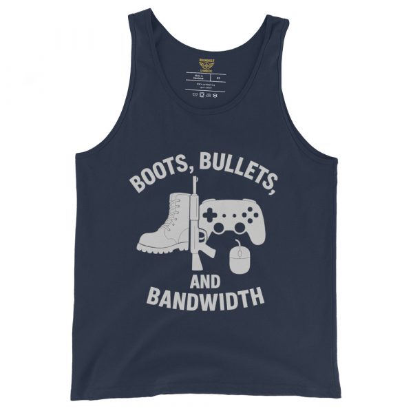 Boots, Bullets, and Bandwidth Tank Top | Select | XS-XL