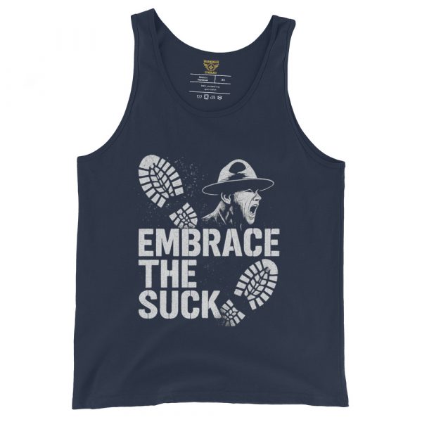 mens-staple-tank-top-navy-front-68b6209ae370b.jpg Embrace The Suck Tank Top | Select | XS-XL