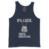 mens-staple-tank-top-navy-front-68c0cd917995b.jpg 0% Luck 100% Discipline Tank Top | Select | 2X