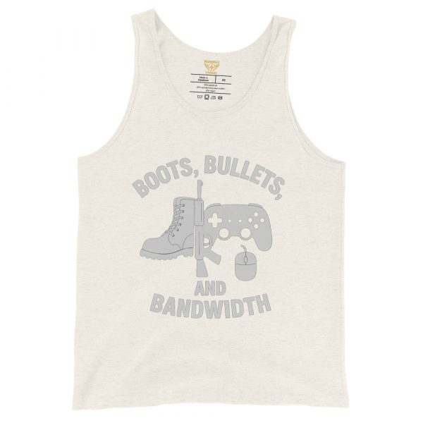 Boots, Bullets, and Bandwidth Tank Top | Select | XS-XL