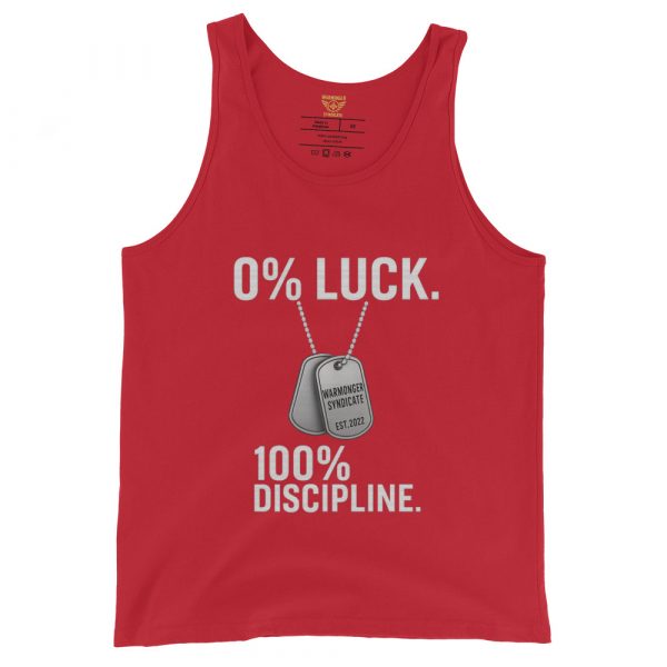 0% Luck 100% Discipline Tank Top | Select | XS-XL