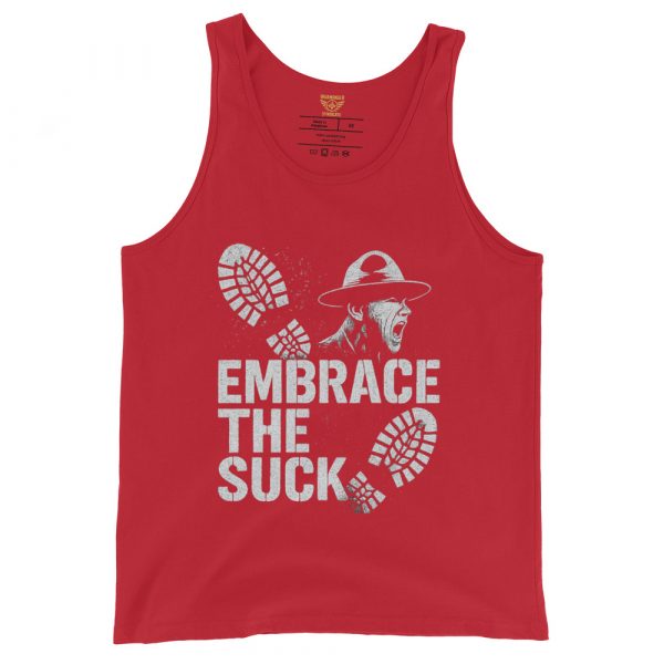 mens-staple-tank-top-red-front-68b6209ae3d11.jpg Embrace The Suck Tank Top | Select | XS-XL