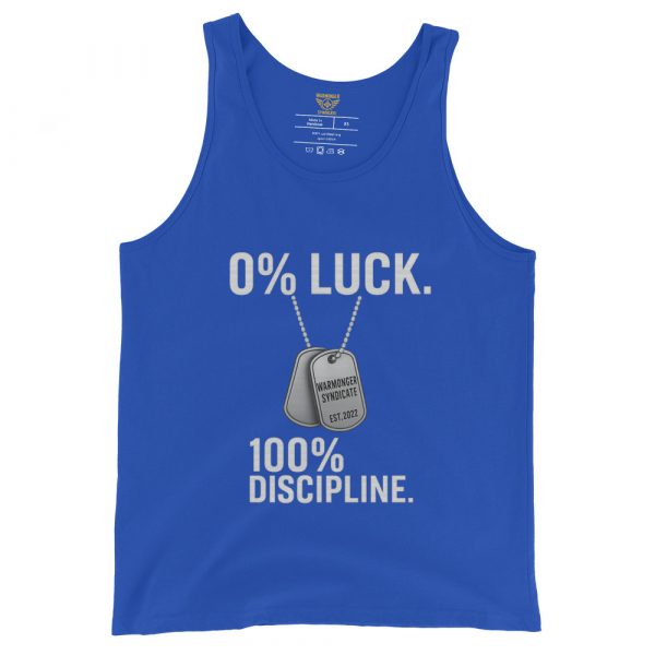 0% Luck 100% Discipline Tank Top | Select | XS-XL