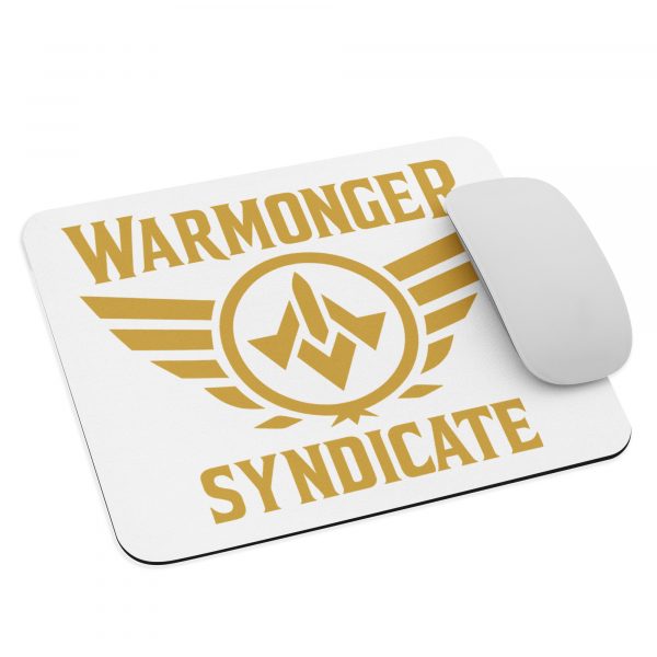 mouse-pad-white-front-68c659a3811a4.jpg WMS Mouse Pad | Brand | White/ Gold