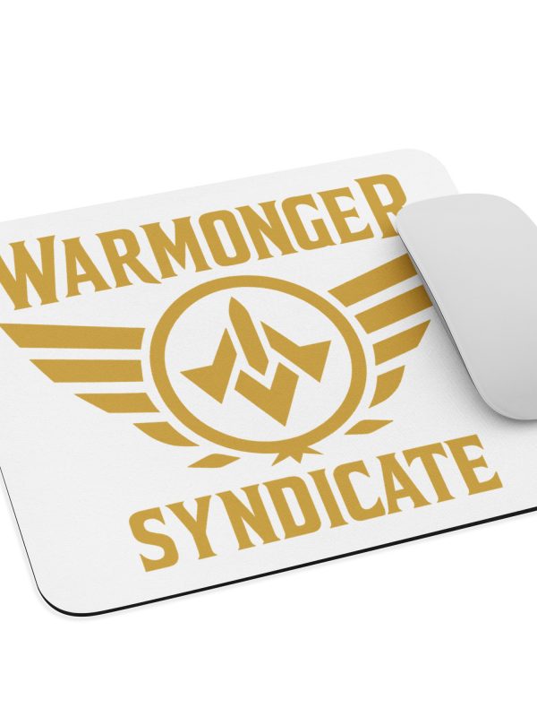 mouse-pad-white-front-68c659a3811a4.jpg WMS Mouse Pad | Brand | White/ Gold