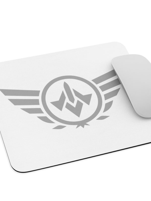 mouse-pad-white-front-68c76e027dbca.jpg WMS Mouse Pad | Logo | White/ Grey
