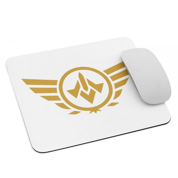 mouse-pad-white-front-68c76f3849942.jpg WMS Mouse Pad | Logo | White/ Gold
