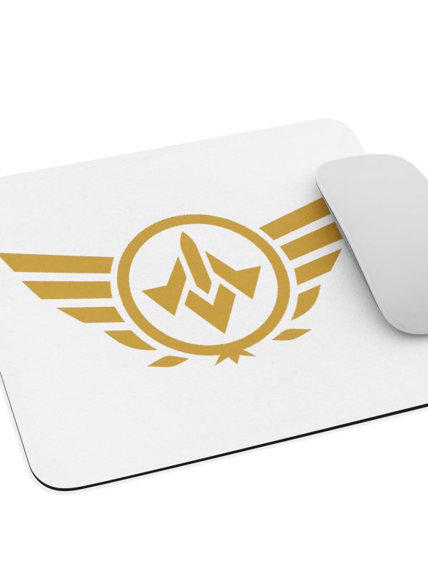 mouse-pad-white-front-68c76f3849942.jpg WMS Mouse Pad | Logo | White/ Gold