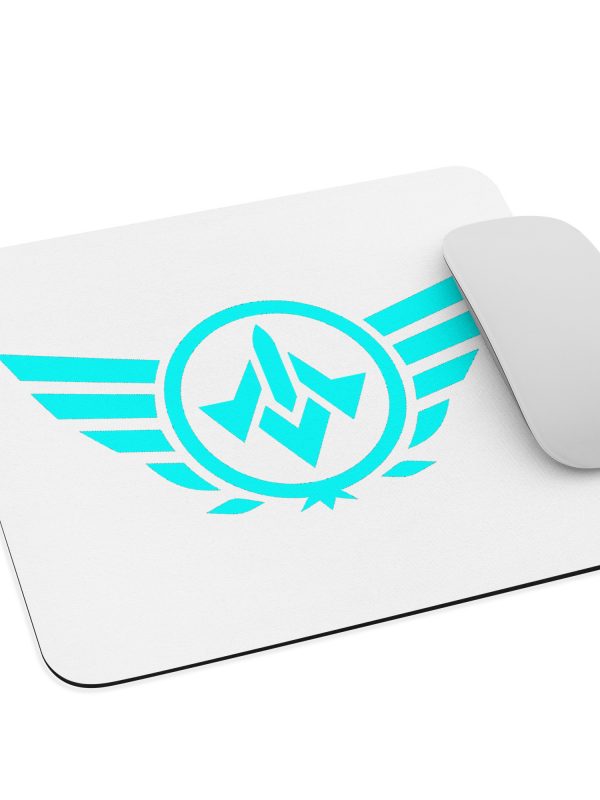 mouse-pad-white-front-68c76f6b40183.jpg WMS Mouse Pad | Logo | White/ Aqua
